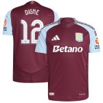 aston villa adidas home authentic shirt 2024-25 with digne 12 cup printing Collection - Aston Villa Fan Shop Official Gear
