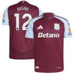 aston villa adidas home authentic shirt 2024-25 with digne 12 printing Collection - Aston Villa Fan Shop Official Gear