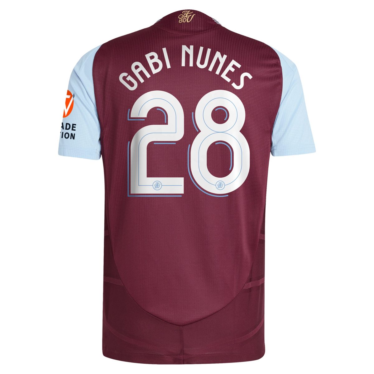 aston villa adidas home authentic shirt 2024-25 with gabi nunes 28 cup printing Collection - Aston Villa Fan Shop Official Gear