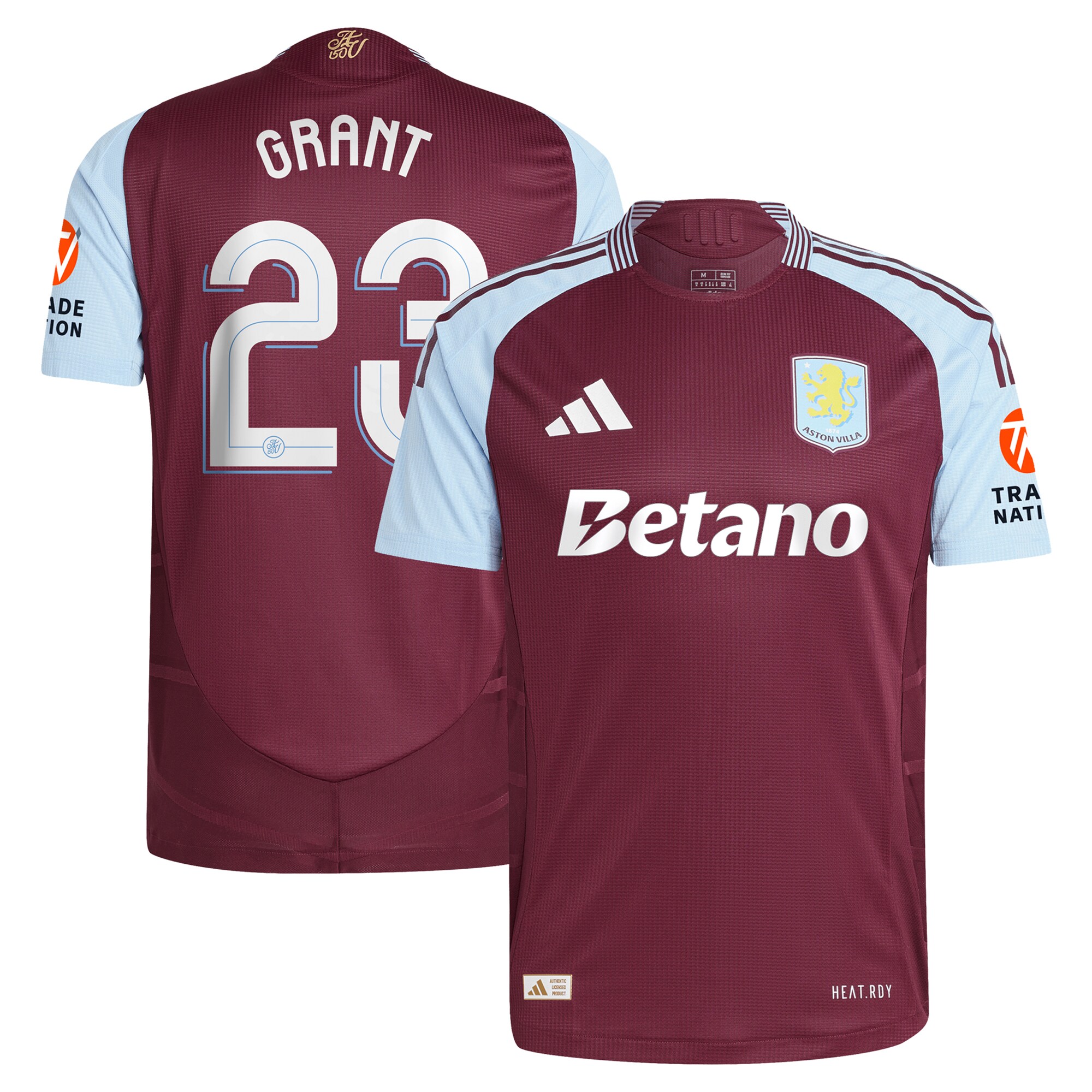 aston villa adidas home authentic shirt 2024-25 with grant 23 cup printing Collection – Aston Villa Fan Shop Official Gear Collection - Aston Villa Fan Shop Official Gear