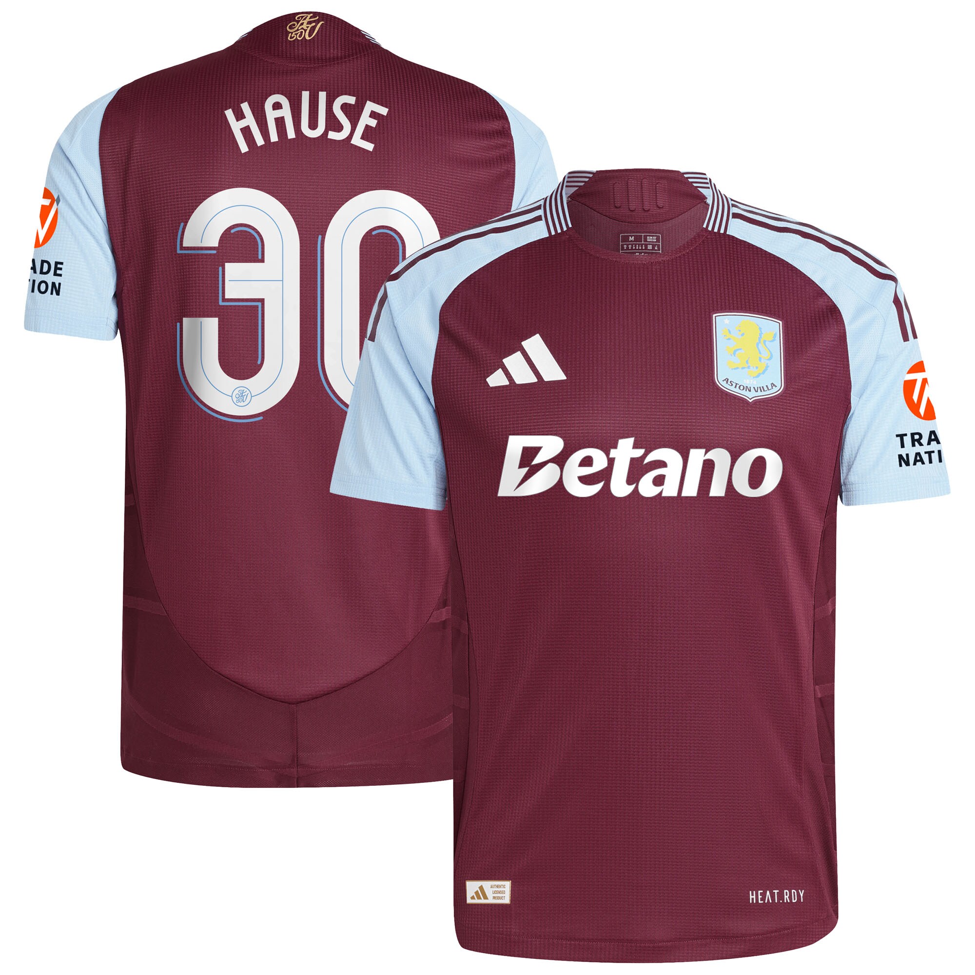 aston villa adidas home authentic shirt 2024-25 with hause 30 cup printing Collection - Aston Villa Fan Shop Official Gear