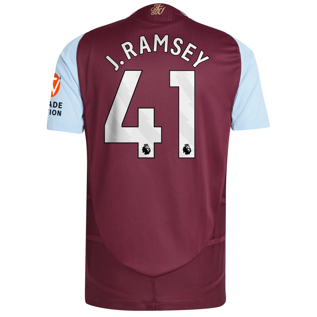 aston villa adidas home authentic shirt 2024-25 with j. ramsey 41 printing Collection - Aston Villa Fan Shop Official Gear