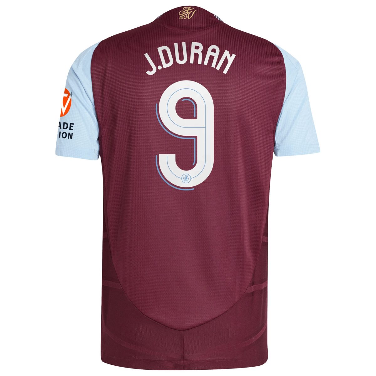 aston villa adidas home authentic shirt 2024-25 with j.duran 9 cup printing Collection - Aston Villa Fan Shop Official Gear