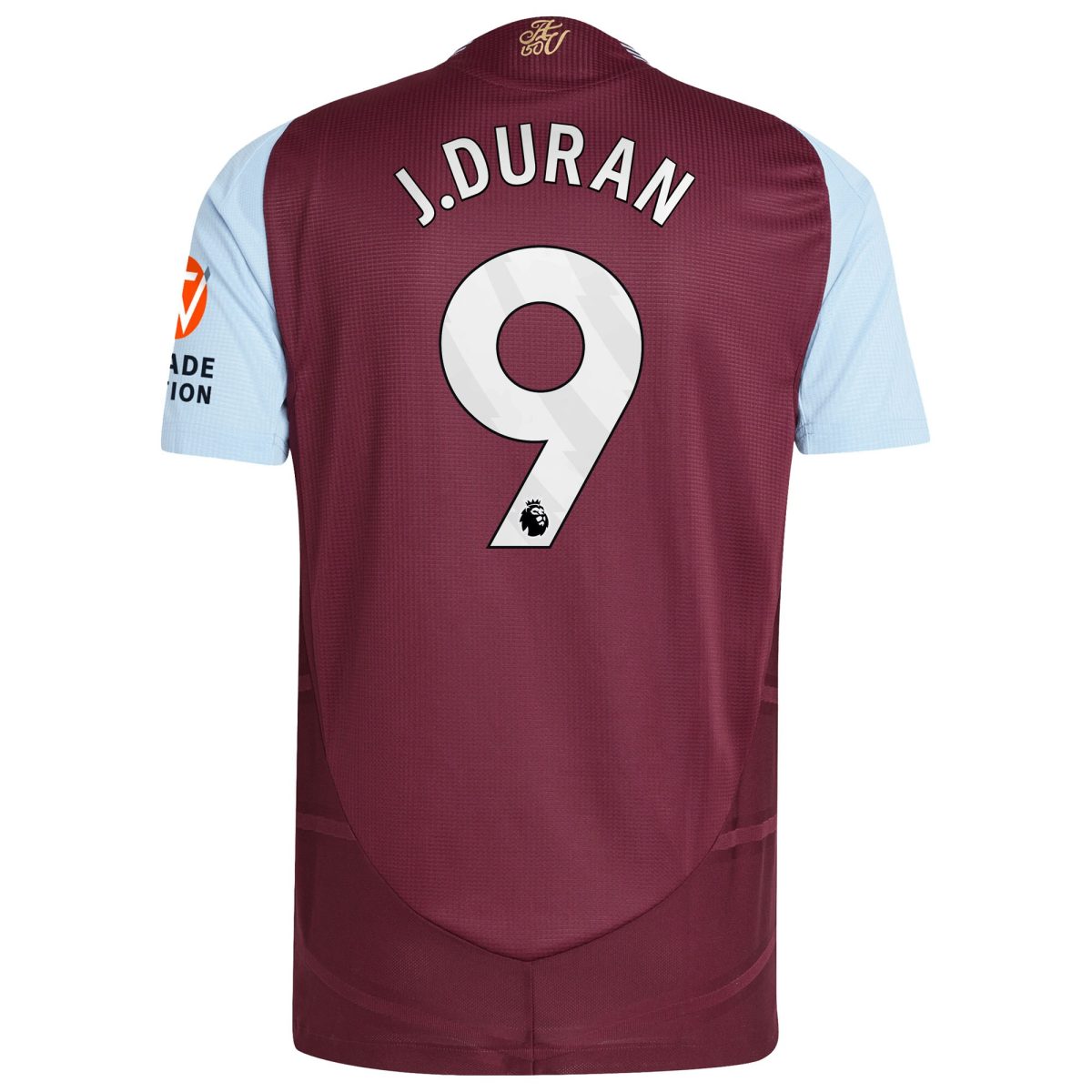 aston villa adidas home authentic shirt 2024-25 with j.duran 9 printing Collection - Aston Villa Fan Shop Official Gear
