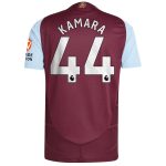 aston villa adidas home authentic shirt 2024-25 with kamara 44 printing Collection - Aston Villa Fan Shop Official Gear