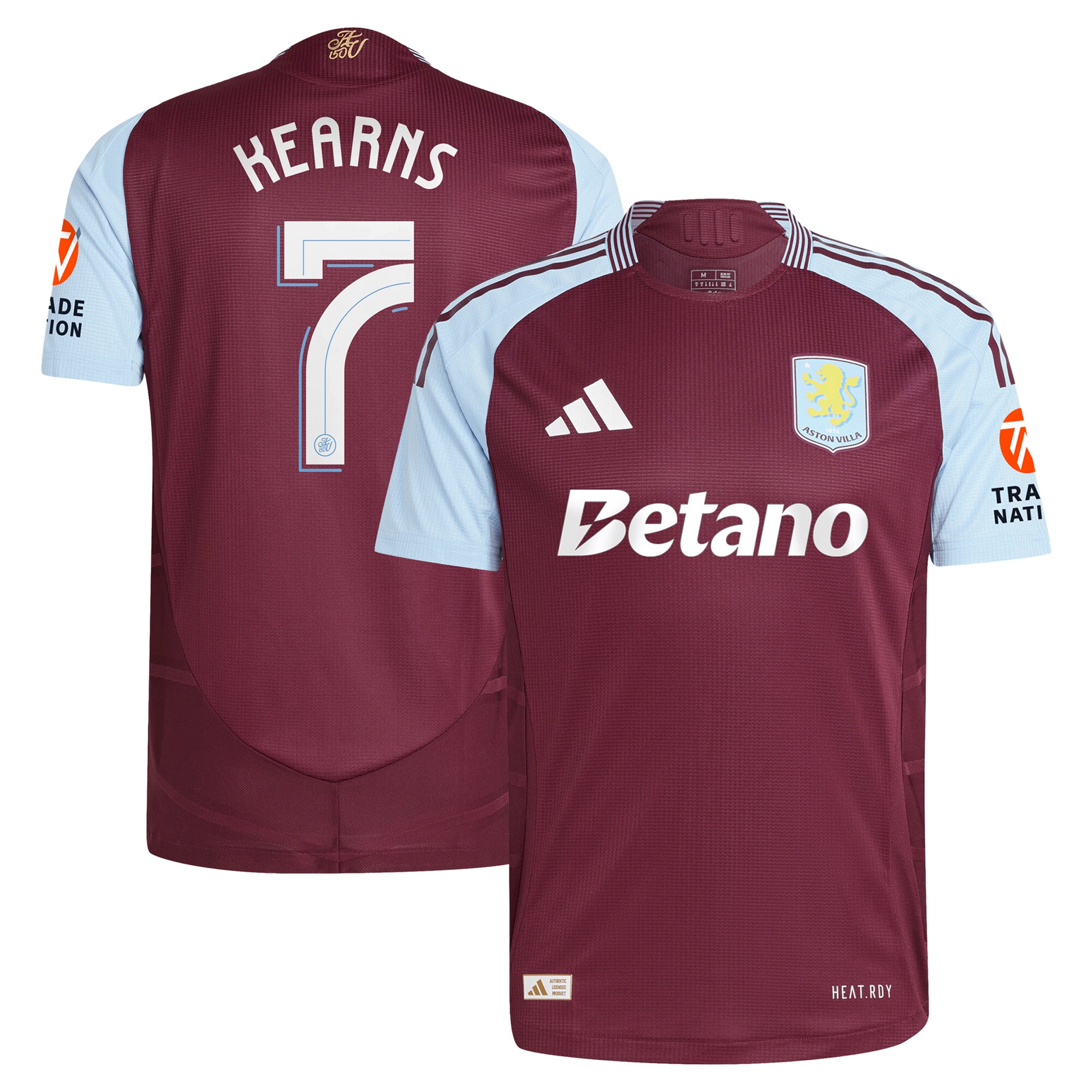 aston villa adidas home authentic shirt 2024-25 with kearns 7 cup printing Collection – Aston Villa Fan Shop Official Gear Collection - Aston Villa Fan Shop Official Gear