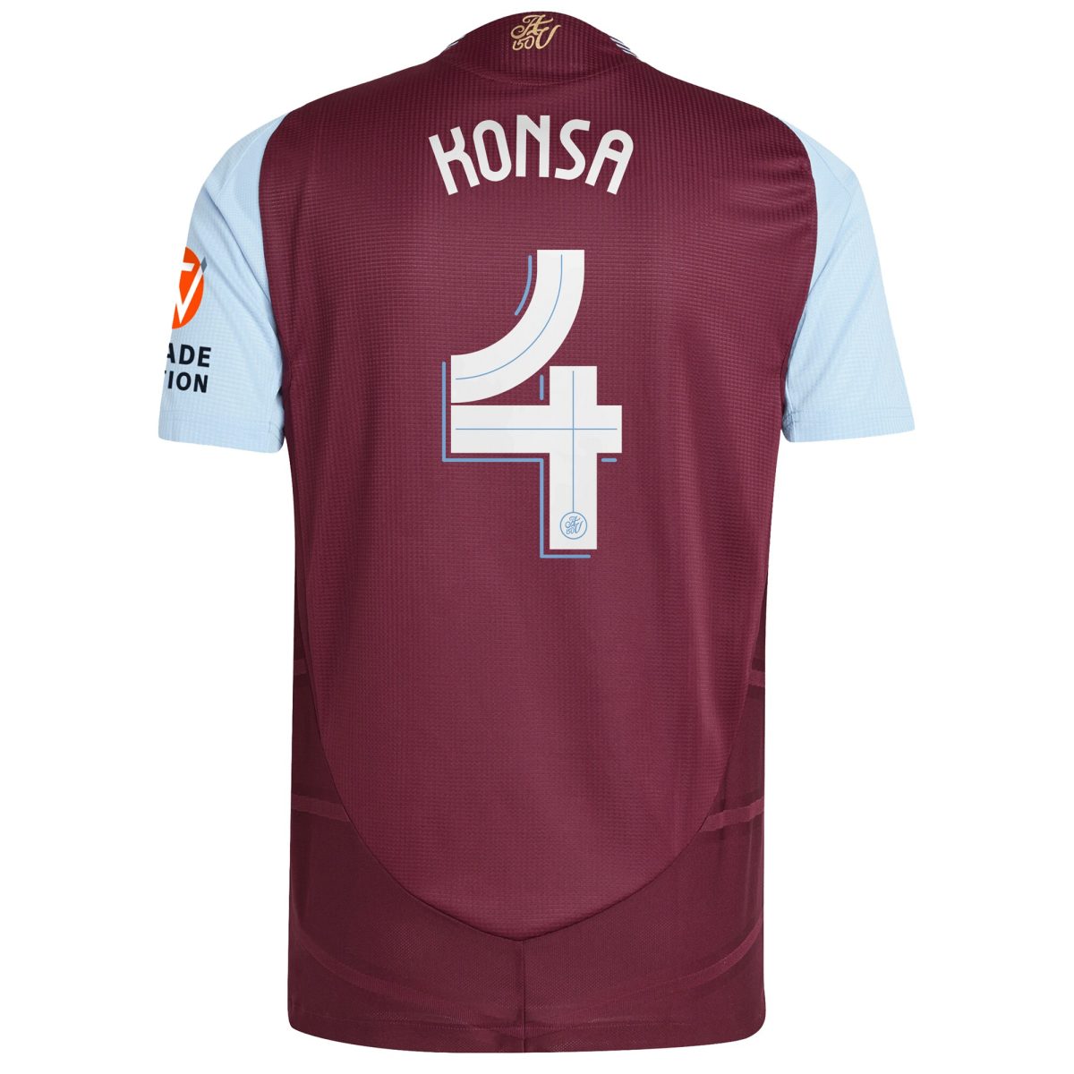aston villa adidas home authentic shirt 2024-25 with konsa 4 cup printing Collection - Aston Villa Fan Shop Official Gear