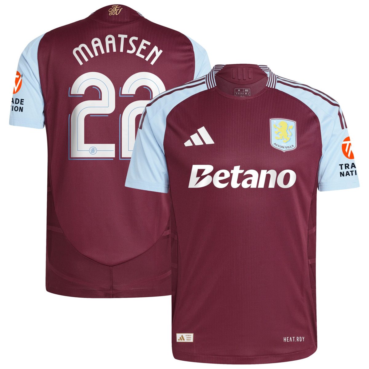 aston villa adidas home authentic shirt 2024-25 with maatsen 22 cup printing Collection - Aston Villa Fan Shop Official Gear