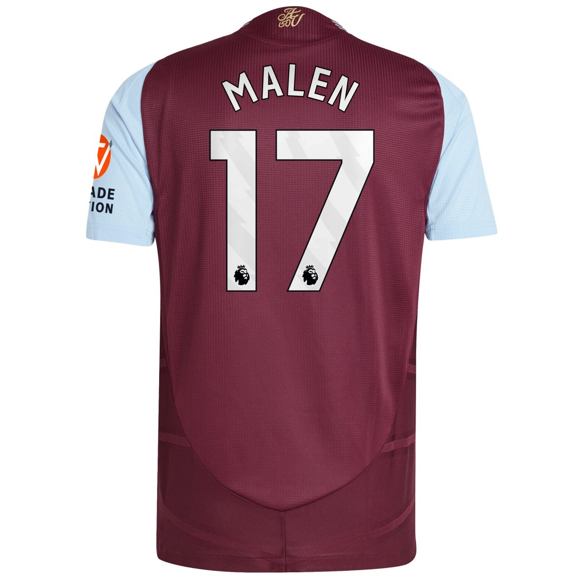 aston villa adidas home authentic shirt 2024-25 with malen 17 printing Collection - Aston Villa Fan Shop Official Gear