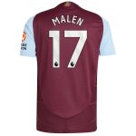 aston villa adidas home authentic shirt 2024-25 with malen 17 printing Collection - Aston Villa Fan Shop Official Gear