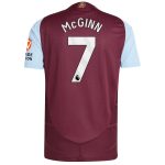 aston villa adidas home authentic shirt 2024-25 with mcginn 7 printing Collection - Aston Villa Fan Shop Official Gear