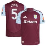 aston villa adidas home authentic shirt 2024-25 with mings 5 cup printing Collection - Aston Villa Fan Shop Official Gear
