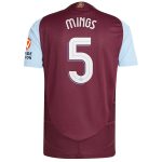 aston villa adidas home authentic shirt 2024-25 with mings 5 cup printing Collection - Aston Villa Fan Shop Official Gear