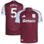 aston villa adidas home authentic shirt 2024-25 with mings 5 printing Collection - Aston Villa Fan Shop Official Gear