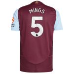 aston villa adidas home authentic shirt 2024-25 with mings 5 printing Collection - Aston Villa Fan Shop Official Gear