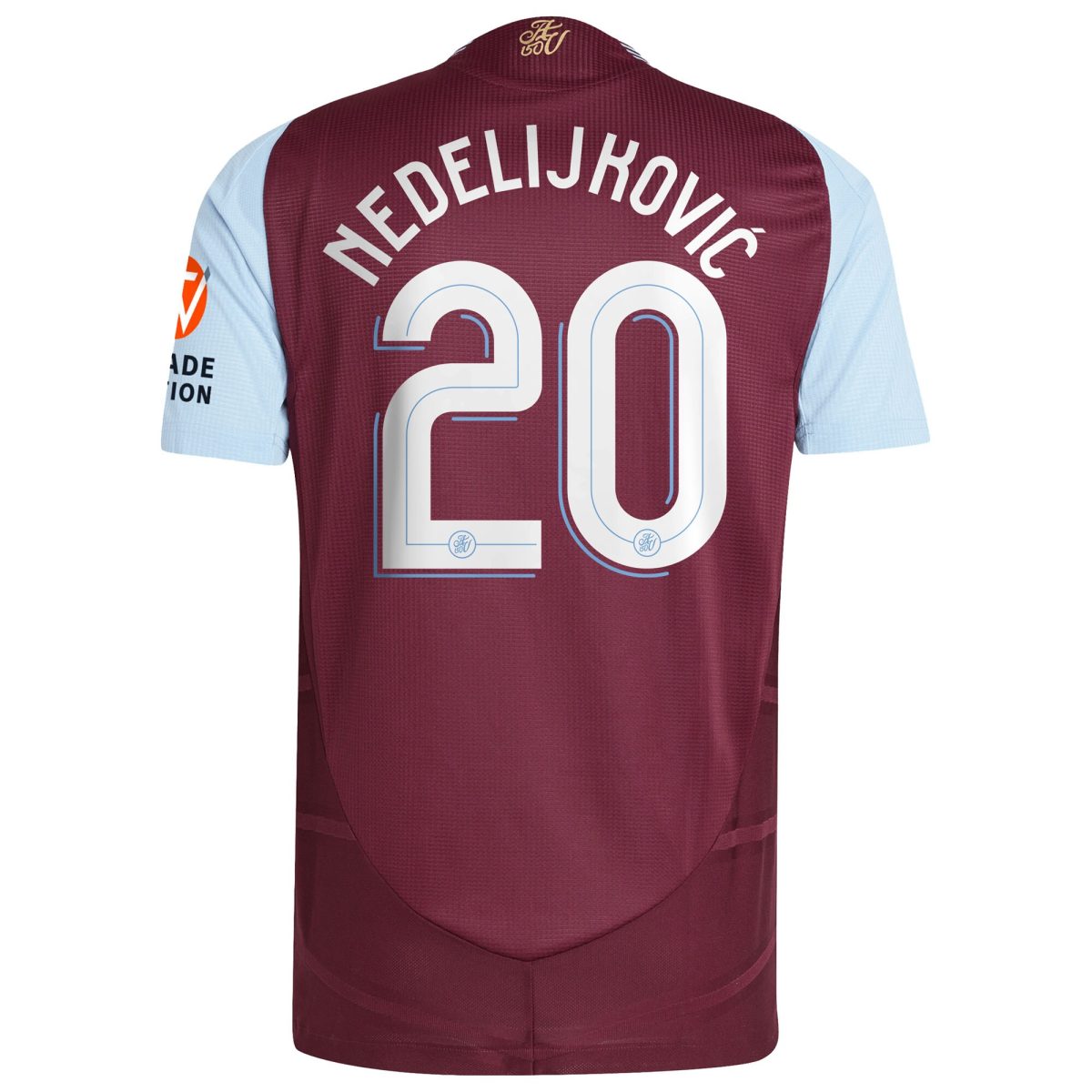 aston villa adidas home authentic shirt 2024-25 with nedeljković 20 cup printing Collection - Aston Villa Fan Shop Official Gear