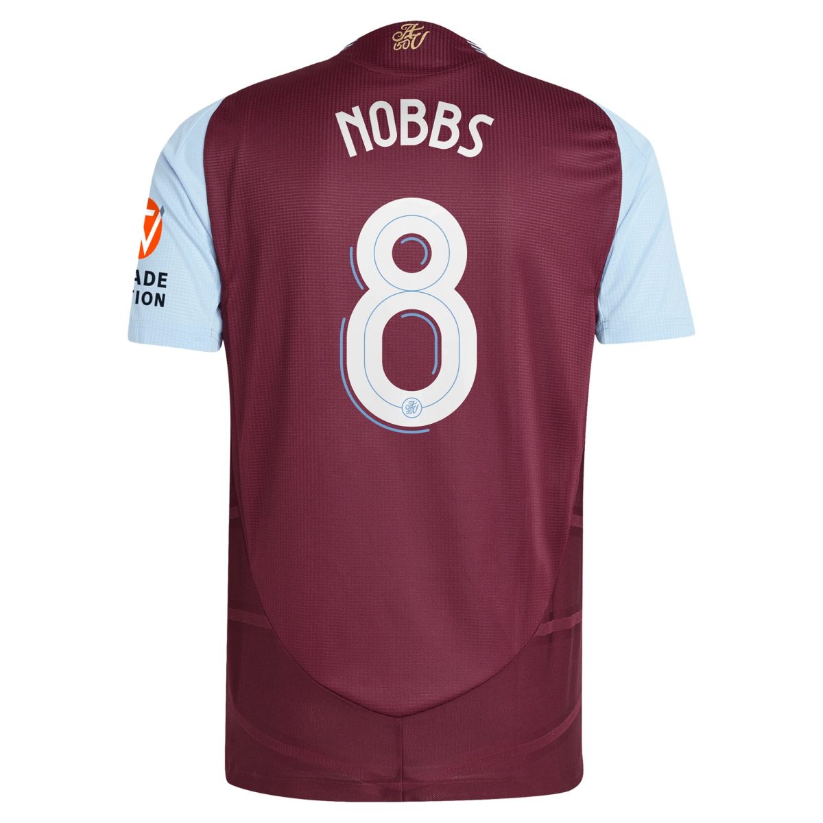 aston villa adidas home authentic shirt 2024-25 with nobbs 8 cup printing Collection - Aston Villa Fan Shop Official Gear