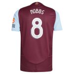 aston villa adidas home authentic shirt 2024-25 with nobbs 8 cup printing Collection - Aston Villa Fan Shop Official Gear