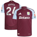 aston villa adidas home authentic shirt 2024-25 with onana 24 printing Collection - Aston Villa Fan Shop Official Gear