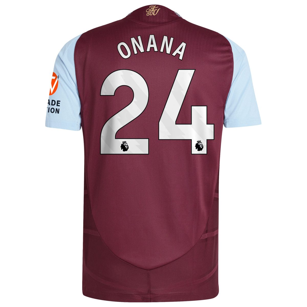 aston villa adidas home authentic shirt 2024-25 with onana 24 printing Collection - Aston Villa Fan Shop Official Gear