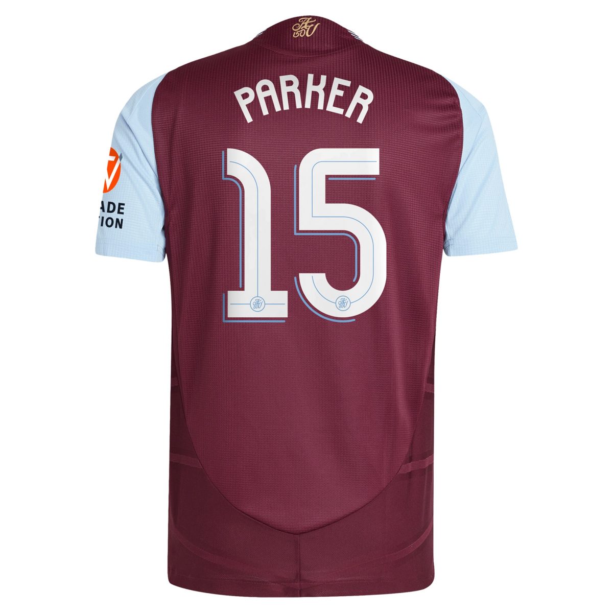 aston villa adidas home authentic shirt 2024-25 with parker 15 cup printing Collection - Aston Villa Fan Shop Official Gear