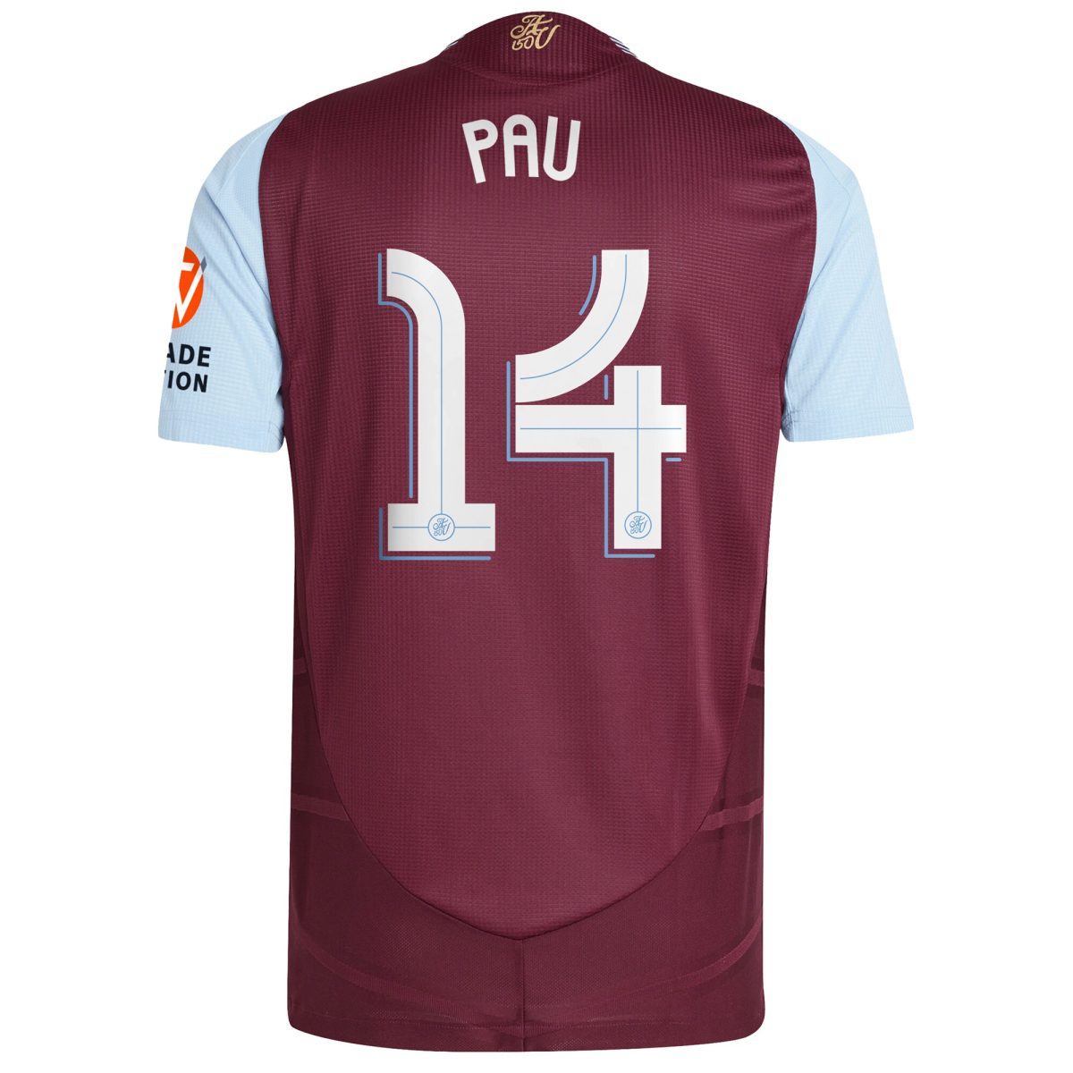 aston villa adidas home authentic shirt 2024-25 with pau 14 cup printing Collection - Aston Villa Fan Shop Official Gear