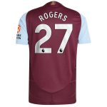 aston villa adidas home authentic shirt 2024-25 with rogers 27 printing Collection - Aston Villa Fan Shop Official Gear