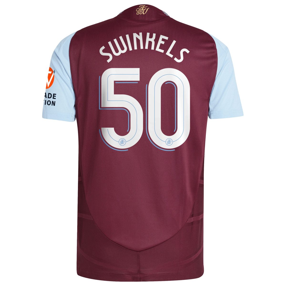 aston villa adidas home authentic shirt 2024-25 with swinkels 50 cup printing Collection - Aston Villa Fan Shop Official Gear