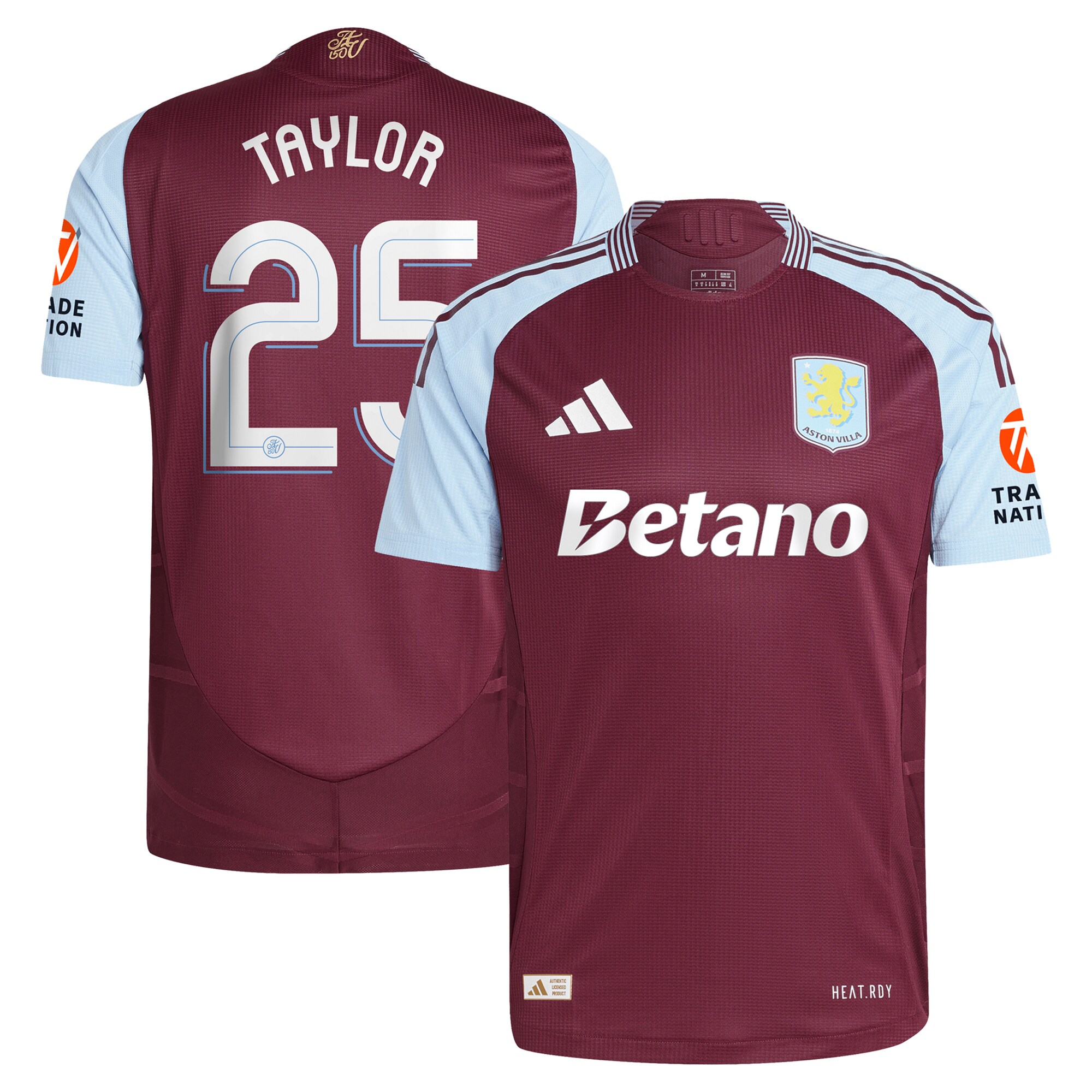 aston villa adidas home authentic shirt 2024-25 with taylor 25 cup printing Collection – Aston Villa Fan Shop Official Gear Collection - Aston Villa Fan Shop Official Gear