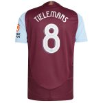 aston villa adidas home authentic shirt 2024-25 with tielemans 8 cup printing Collection - Aston Villa Fan Shop Official Gear