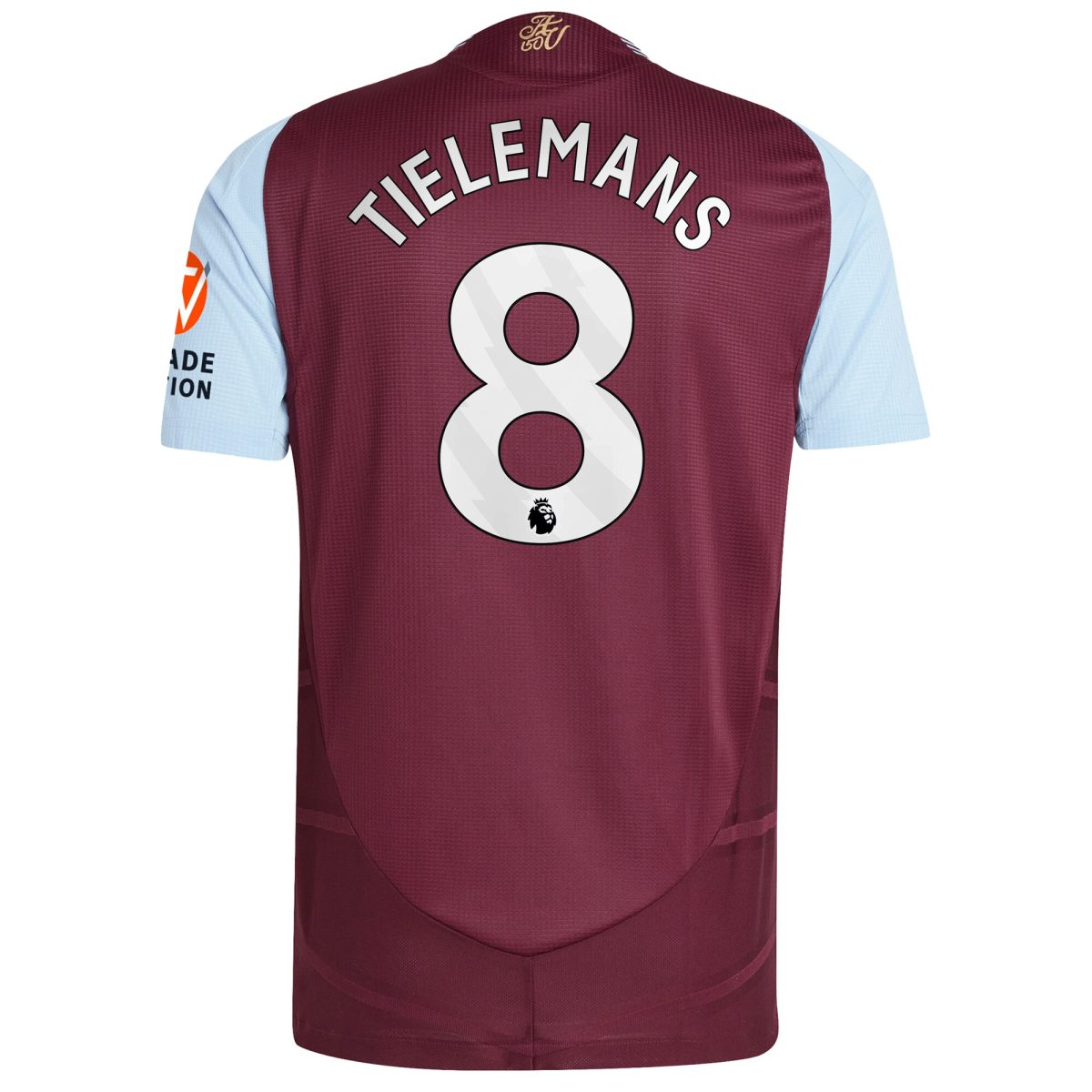 aston villa adidas home authentic shirt 2024-25 with tielemans 8 printing Collection - Aston Villa Fan Shop Official Gear