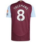 aston villa adidas home authentic shirt 2024-25 with tielemans 8 printing Collection - Aston Villa Fan Shop Official Gear