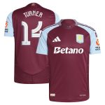 aston villa adidas home authentic shirt 2024-25 with turner 14 cup printing Collection - Aston Villa Fan Shop Official Gear
