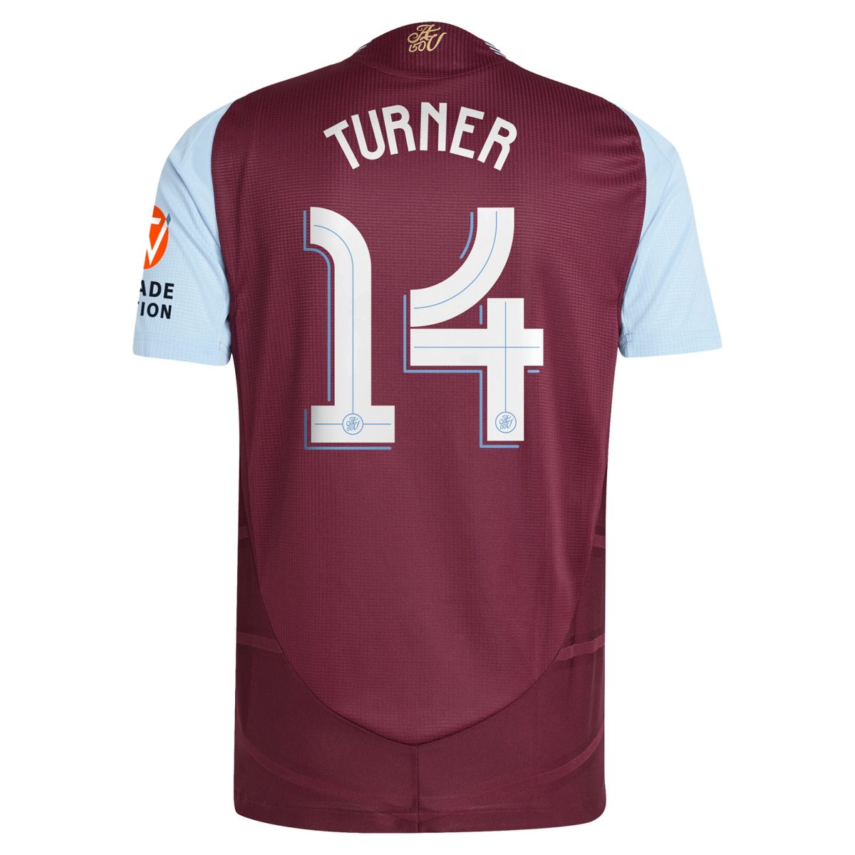 aston villa adidas home authentic shirt 2024-25 with turner 14 cup printing Collection - Aston Villa Fan Shop Official Gear