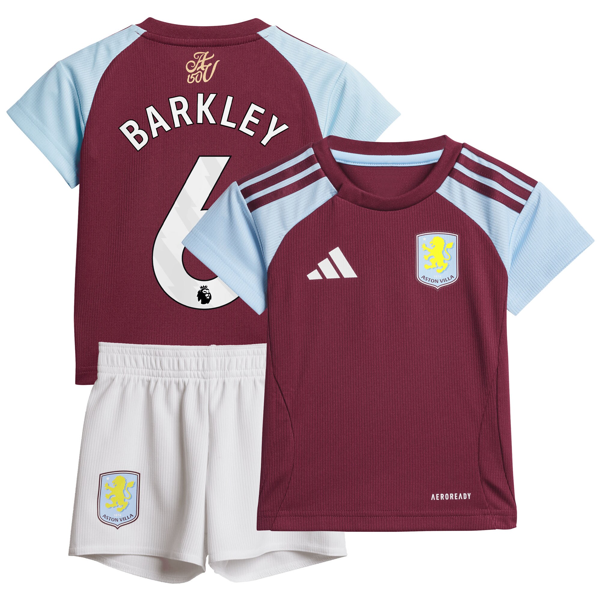 aston villa adidas home baby kit 2024-25 with barkley 6 printing Collection - Aston Villa Fan Shop Official Gear