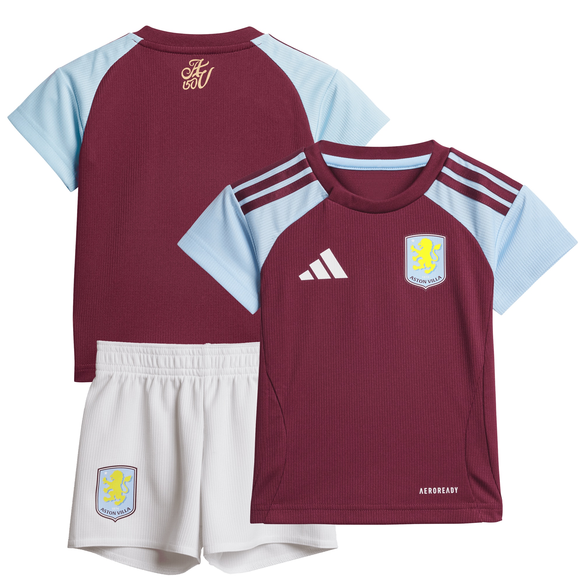 aston villa adidas home baby kit 2024-25 with custom printing Collection - Aston Villa Fan Shop Official Gear