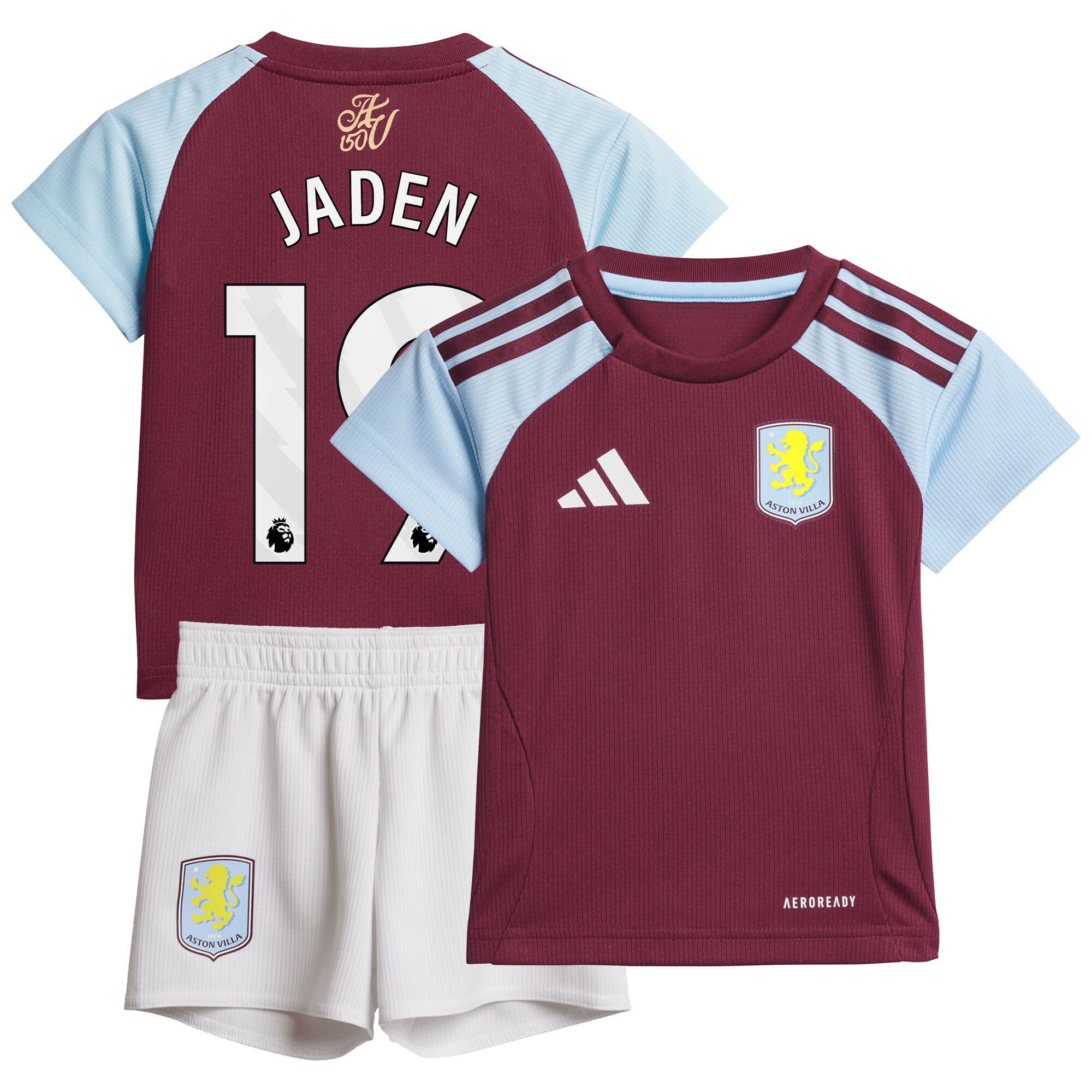 aston villa adidas home baby kit 2024-25 with jaden 19 printing Collection - Aston Villa Fan Shop Official Gear