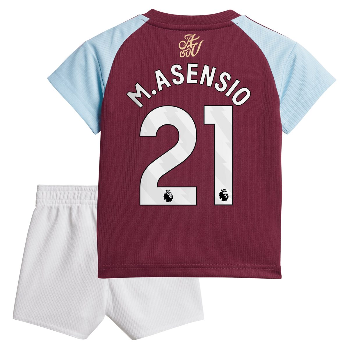 aston villa adidas home baby kit 2024-25 with m.asensio 21 printing Collection - Aston Villa Fan Shop Official Gear