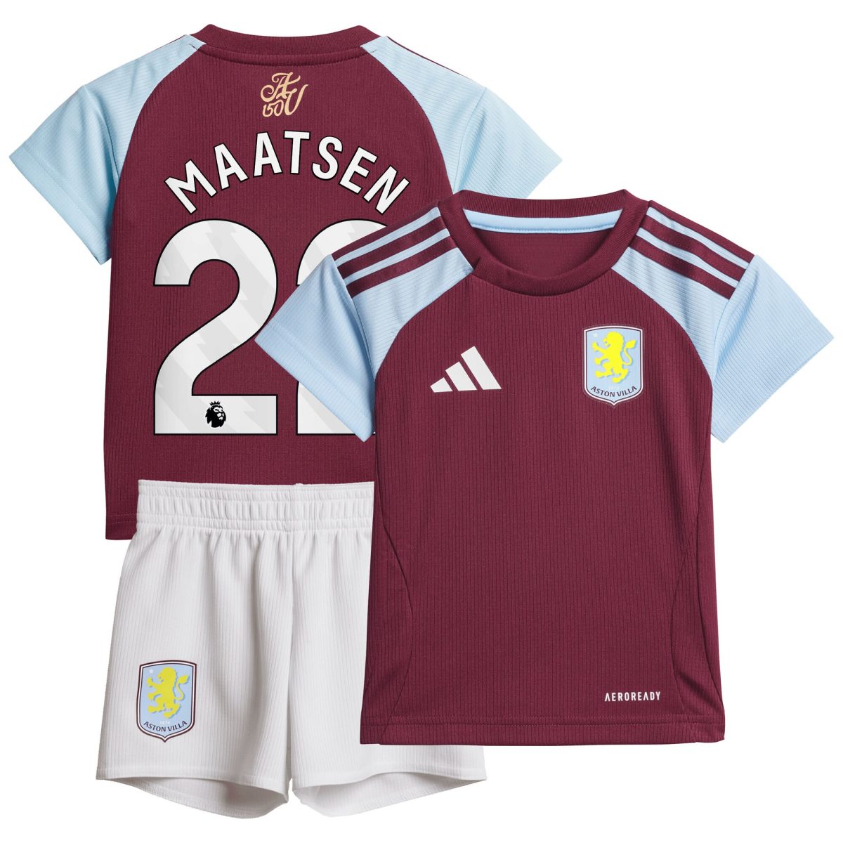 aston villa adidas home baby kit 2024-25 with maatsen 22 printing Collection - Aston Villa Fan Shop Official Gear