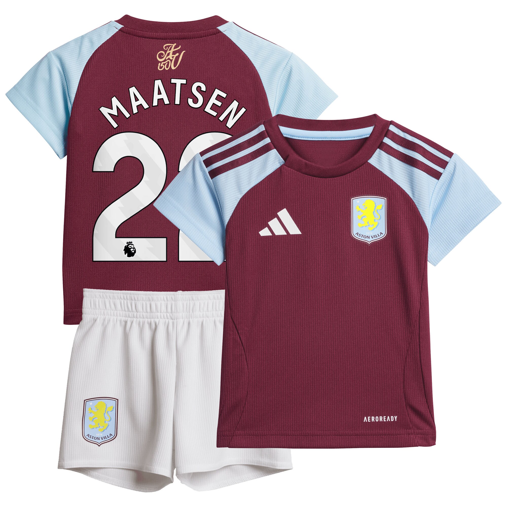 aston villa adidas home baby kit 2024-25 with maatsen 22 printing Collection - Aston Villa Fan Shop Official Gear