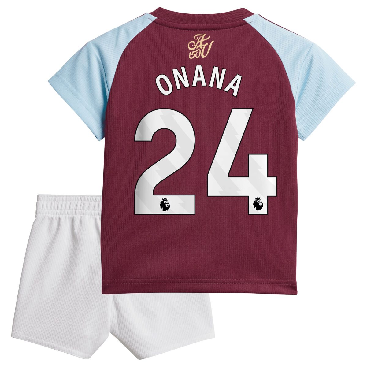 aston villa adidas home baby kit 2024-25 with onana 24 printing Collection - Aston Villa Fan Shop Official Gear