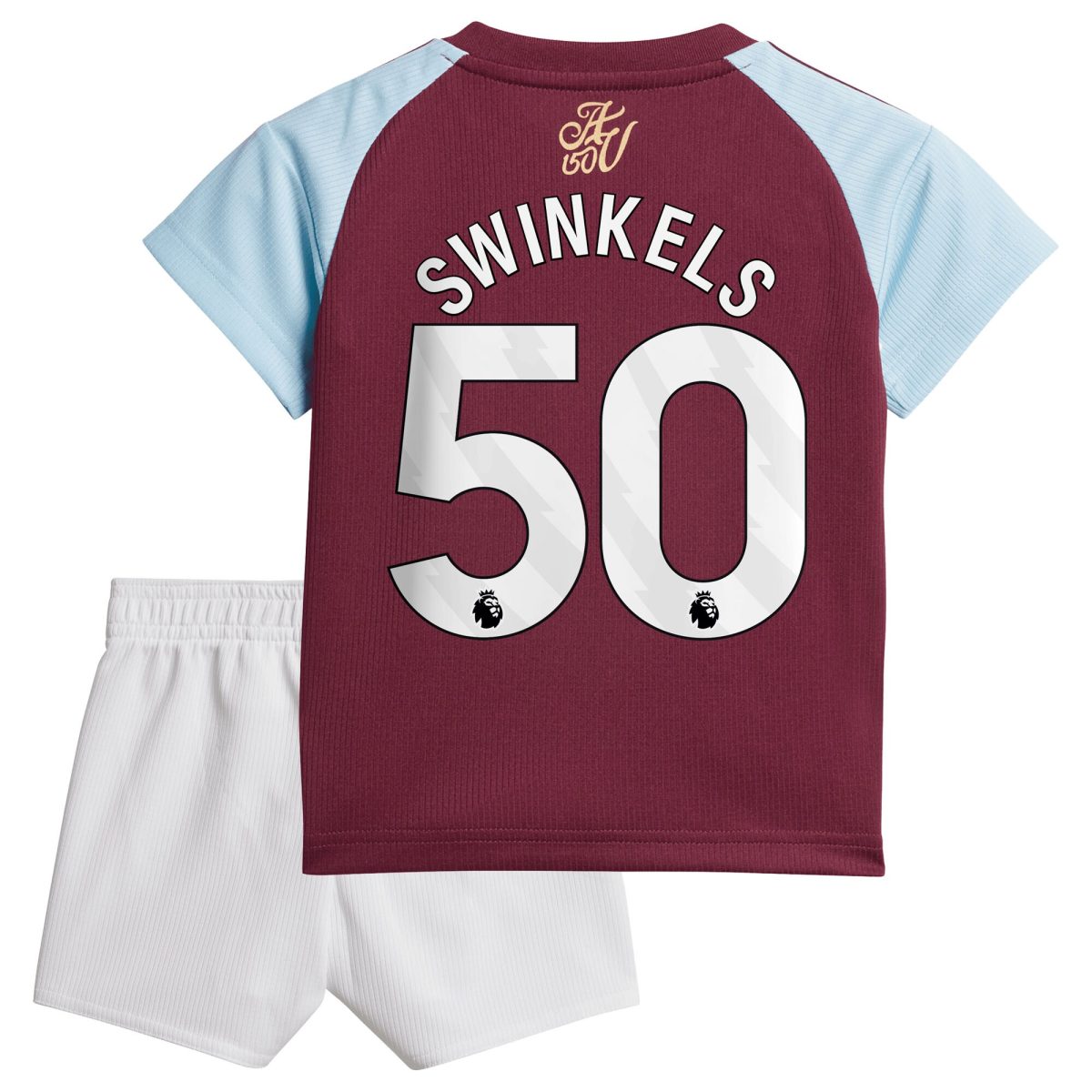 aston villa adidas home baby kit 2024-25 with swinkels 50 printing Collection - Aston Villa Fan Shop Official Gear