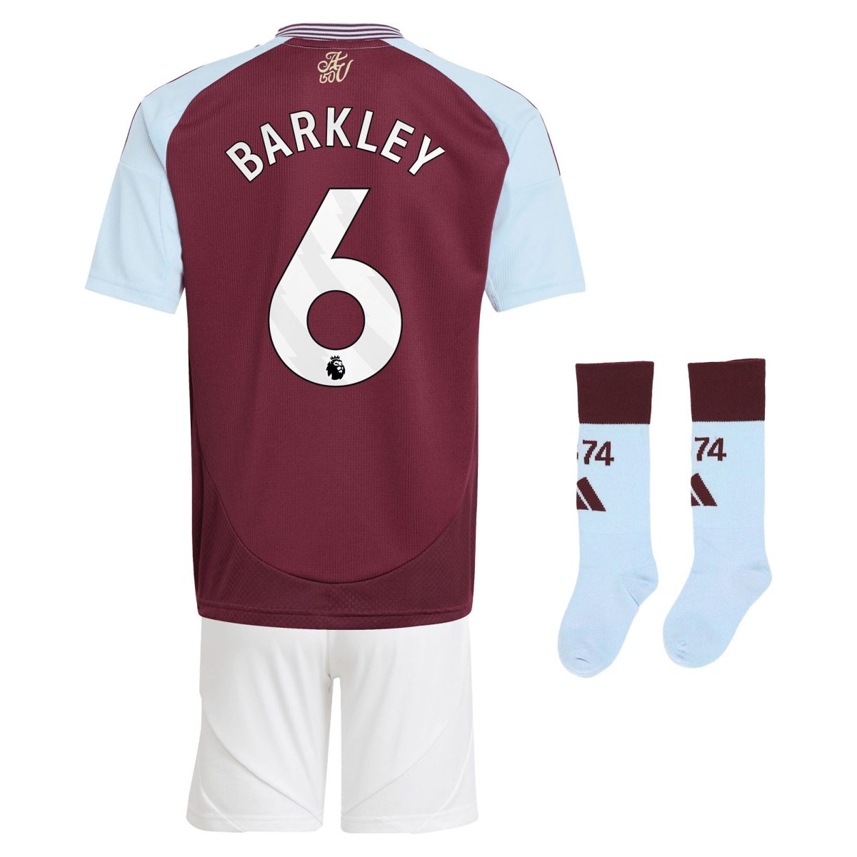 aston villa adidas home mini kit 2024-25 with barkley 6 printing Collection - Aston Villa Fan Shop Official Gear