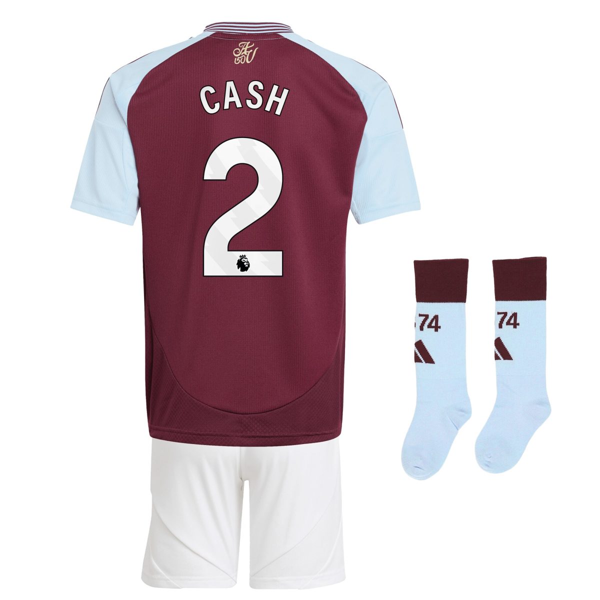 aston villa adidas home mini kit 2024-25 with cash 2 printing Collection - Aston Villa Fan Shop Official Gear