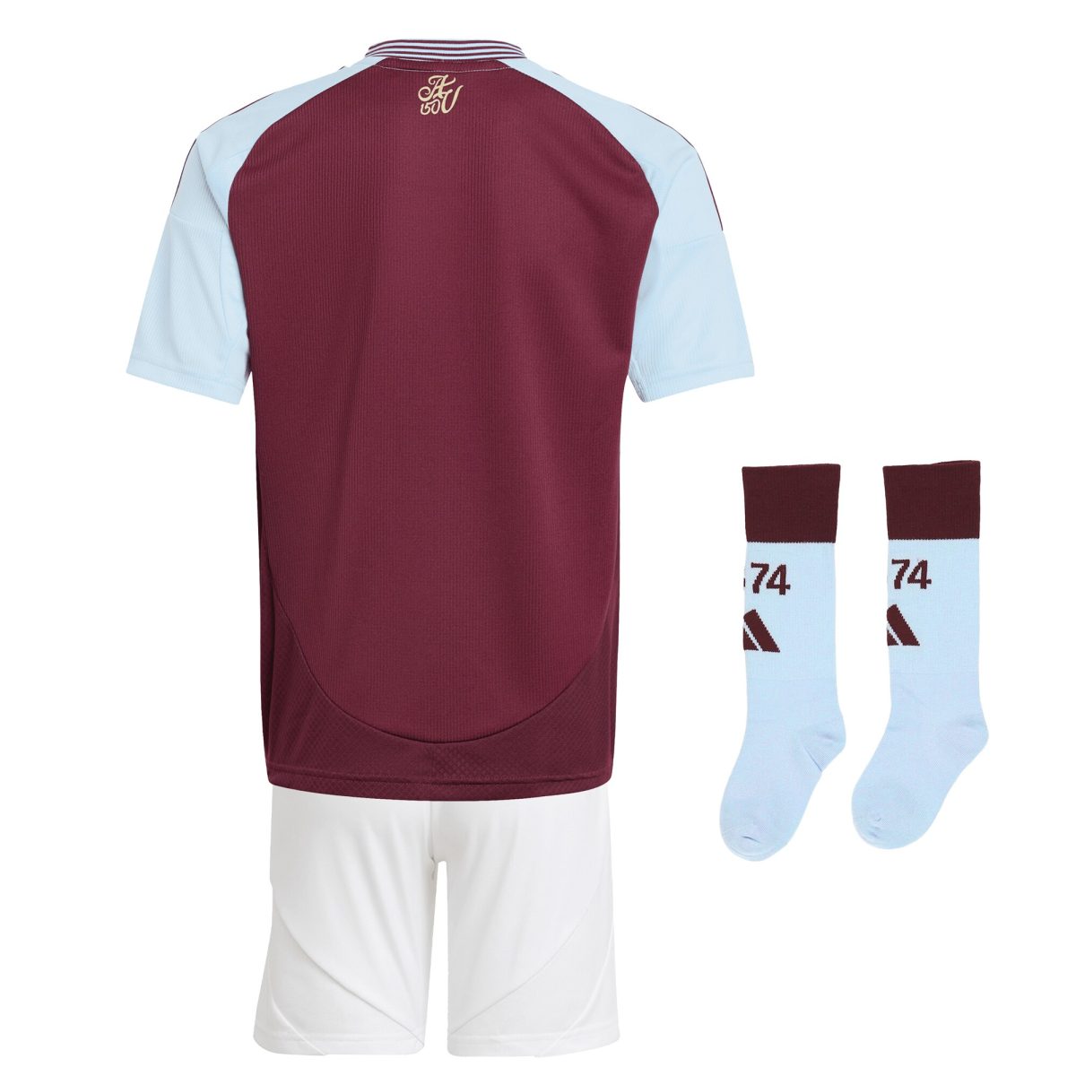 aston villa adidas home mini kit 2024-25 with custom printing Collection - Aston Villa Fan Shop Official Gear