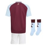 aston villa adidas home mini kit 2024-25 with custom printing Collection - Aston Villa Fan Shop Official Gear