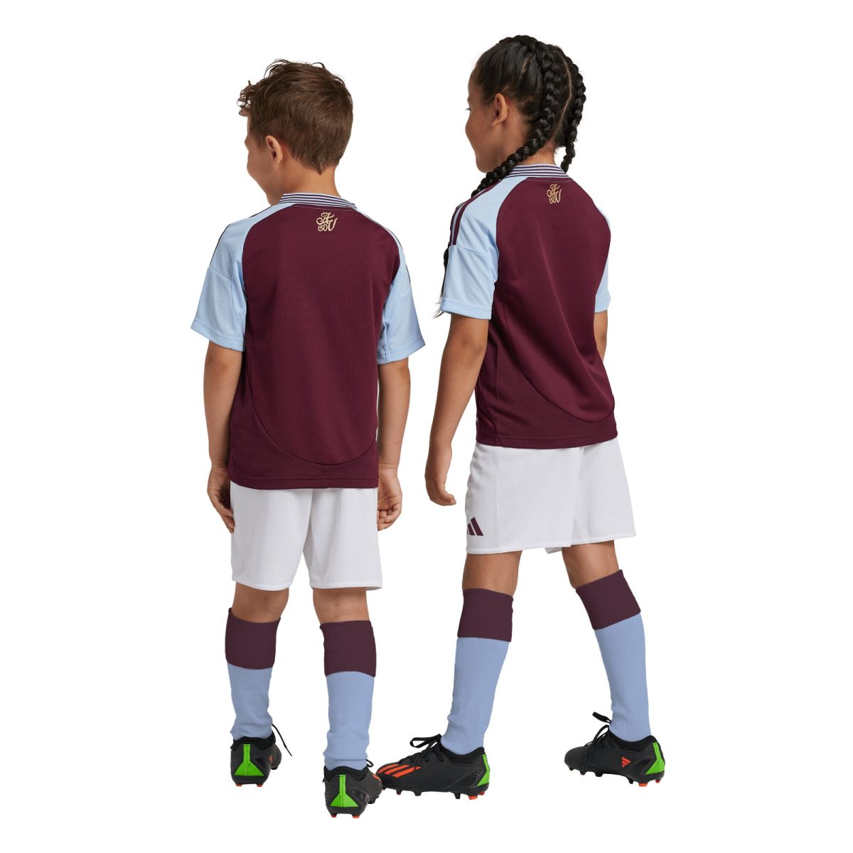 aston villa adidas home mini kit 2024-25 with custom printing Collection - Aston Villa Fan Shop Official Gear