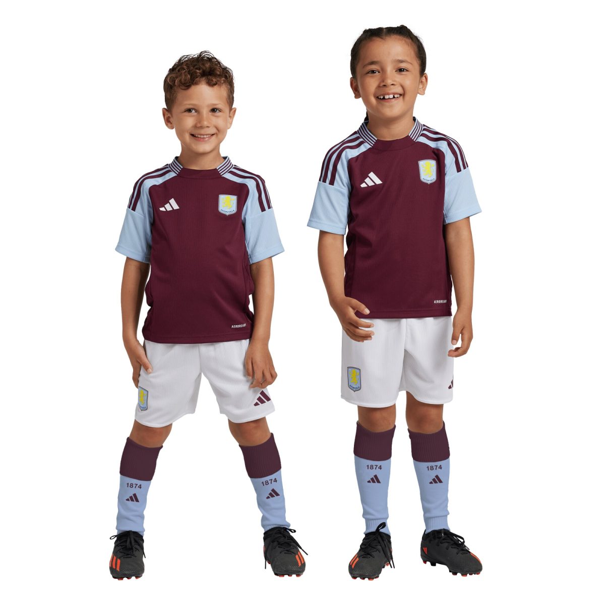 aston villa adidas home mini kit 2024-25 with custom printing Collection - Aston Villa Fan Shop Official Gear