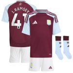 aston villa adidas home mini kit 2024-25 with j. ramsey 41 printing Collection - Aston Villa Fan Shop Official Gear