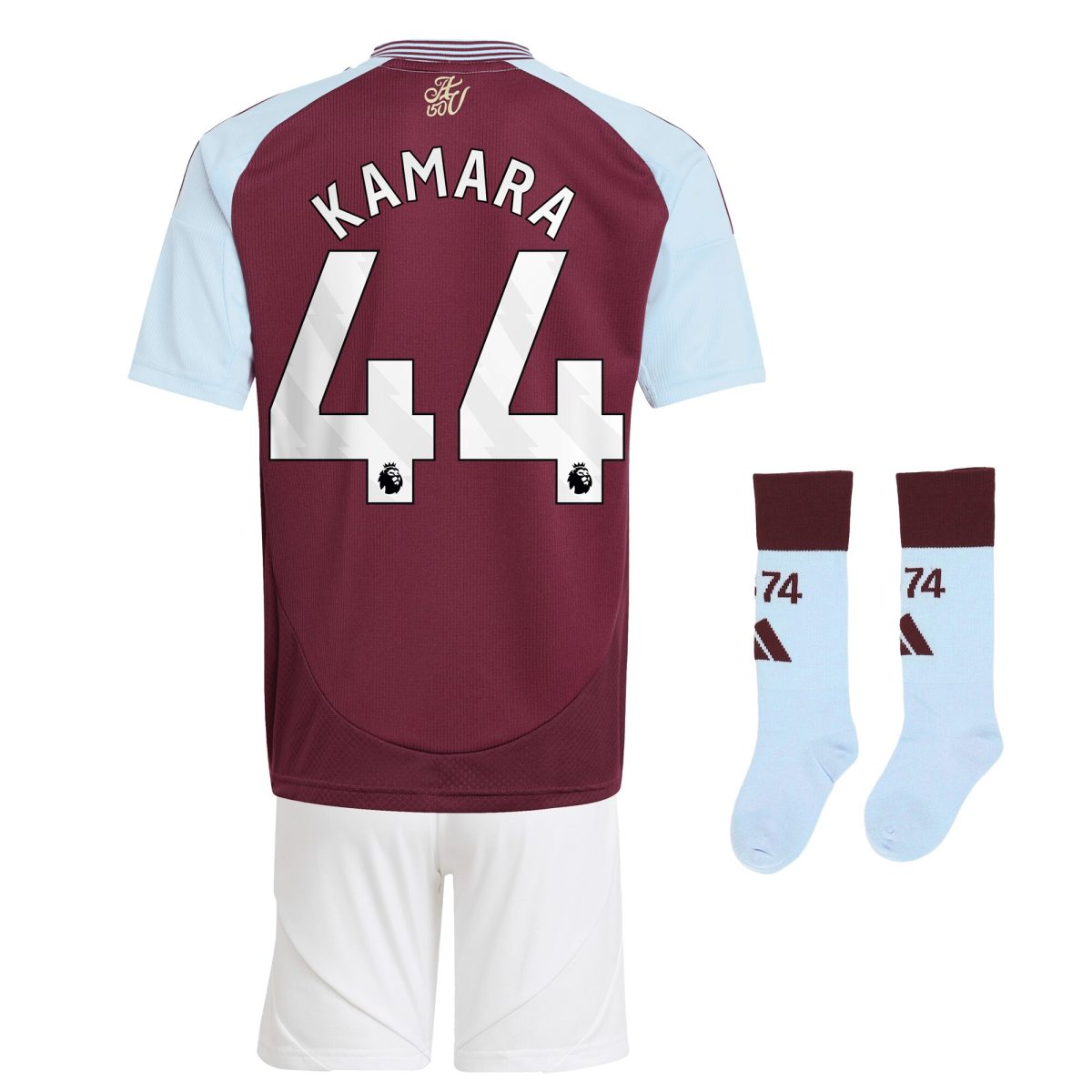 aston villa adidas home mini kit 2024-25 with kamara 44 printing Collection - Aston Villa Fan Shop Official Gear